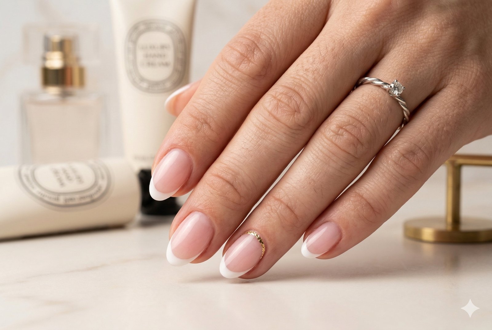 Manicure premium com unhas de gel natural